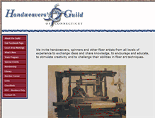 Tablet Screenshot of handweaversguildofct.org